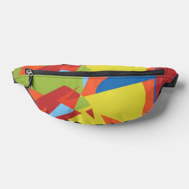 Color Splash Abstract Fanny Pack (Lay Down)