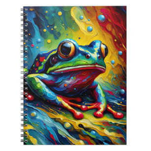 Color Splash Frog Notebook