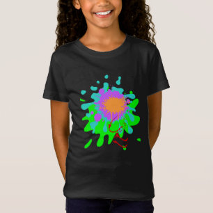Color Splash Girl's Fine Jersey T- Shirt