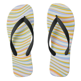 Color Stripped Design Jandals