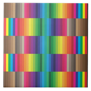 color swatch rainbow tile
