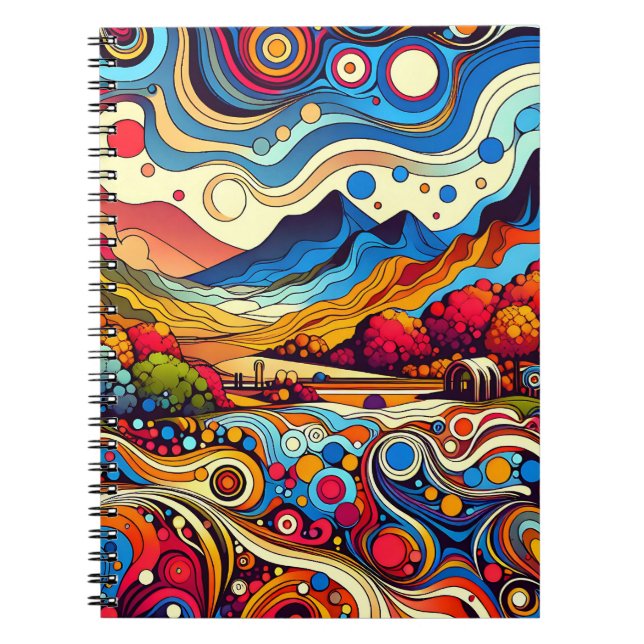 Color Symphony Valley Notebook (Front)