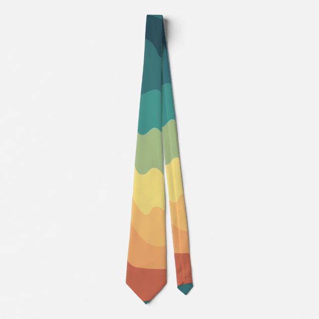 Color Wave Horizon Tie (Front)