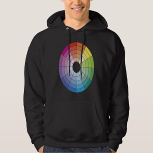 Color Wheel Artistic Artist Cute Fun Beautiful Hoodie