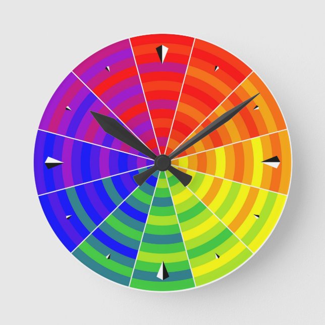 Color Wheel clock (Front)