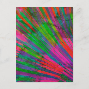 Color wheel postcard