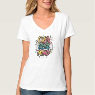 "Color Your Mind" Graffiti Art T-Shirt
