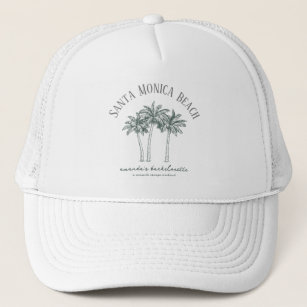 Colorable Palm Tree bachelorette Party Trucker Hat
