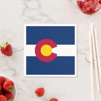 Coloradan Flag, Flag of Colorado Napkin