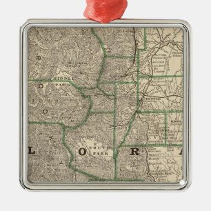 Colorado 12 metal tree decoration