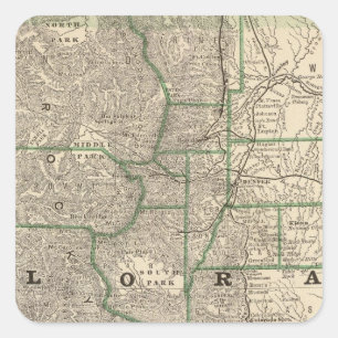 Colorado 12 square sticker