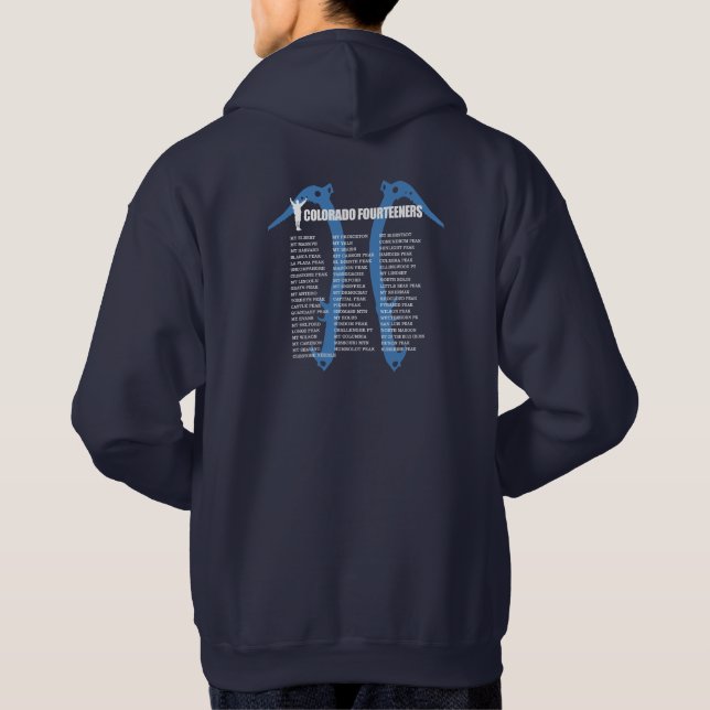 Colorado 14ers hoodie (Back)