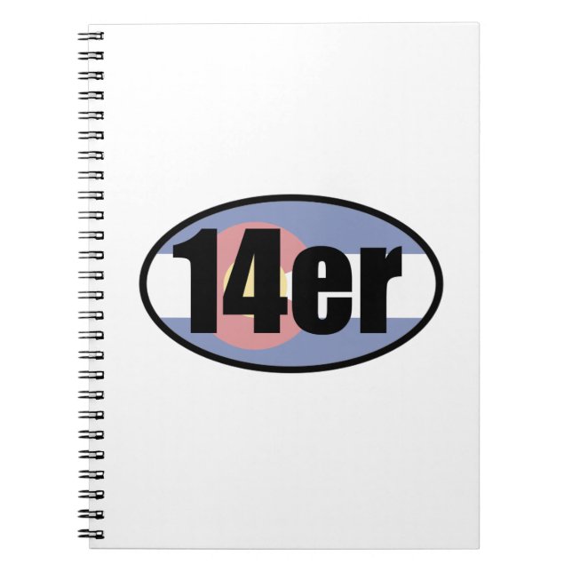 Colorado 14ers notebook (Front)