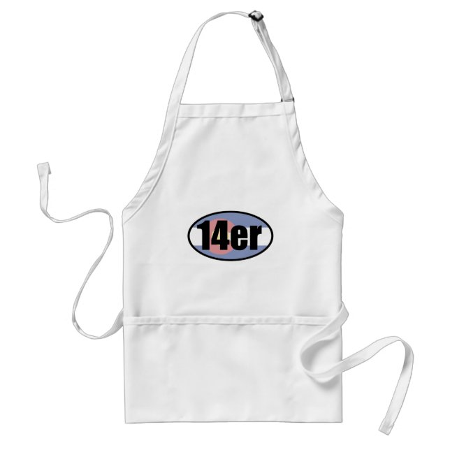 Colorado 14ers standard apron (Front)