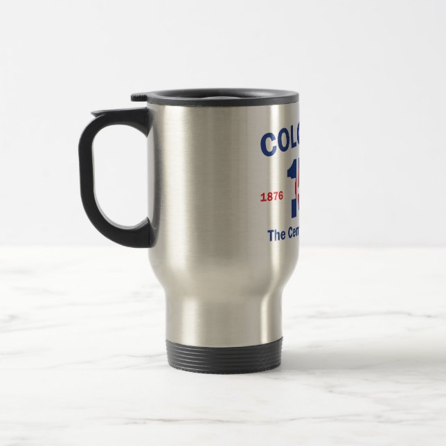 Colorado 150 the Centennial State Travel Mug (Left)