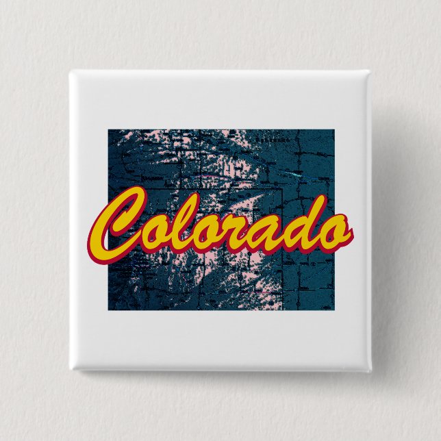 Colorado 15 Cm Square Badge (Front)