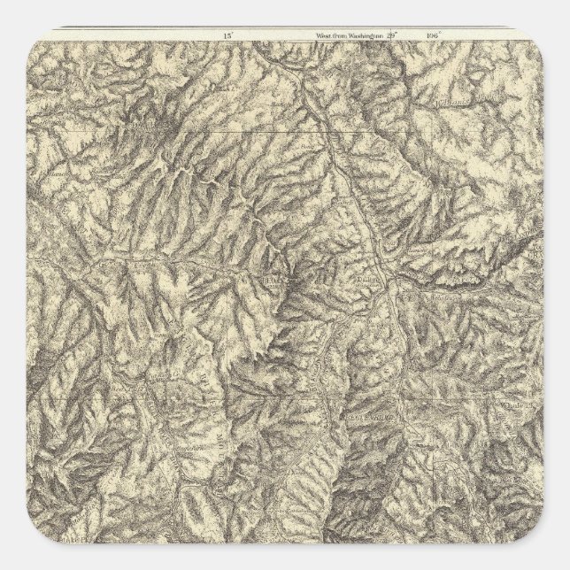 Colorado 2 square sticker (Front)