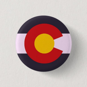 Colorado 3 Cm Round Badge