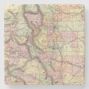 Colorado 5 stone coaster