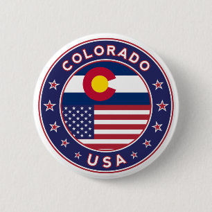 Colorado 6 Cm Round Badge