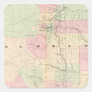 Colorado 9 square sticker