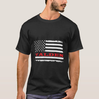 Colorado American Flag Walden Usa Patriotic Souven T-Shirt