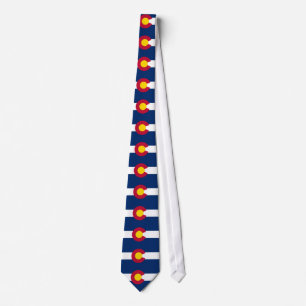 Colorado, American state flag Tie
