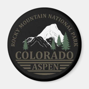 Colorado Aspen ski resort Magnet
