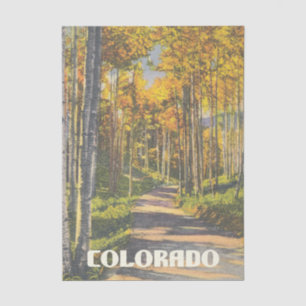 Colorado Aspen Trees Vintage Tissue Paper