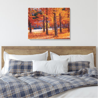 Colorado Aspens in Vibrant Autumn Splendor Canvas Print