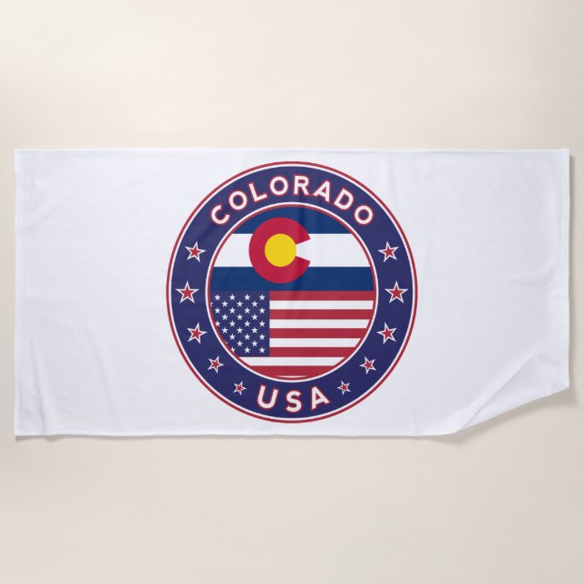 Colorado Beach Towel (Front)