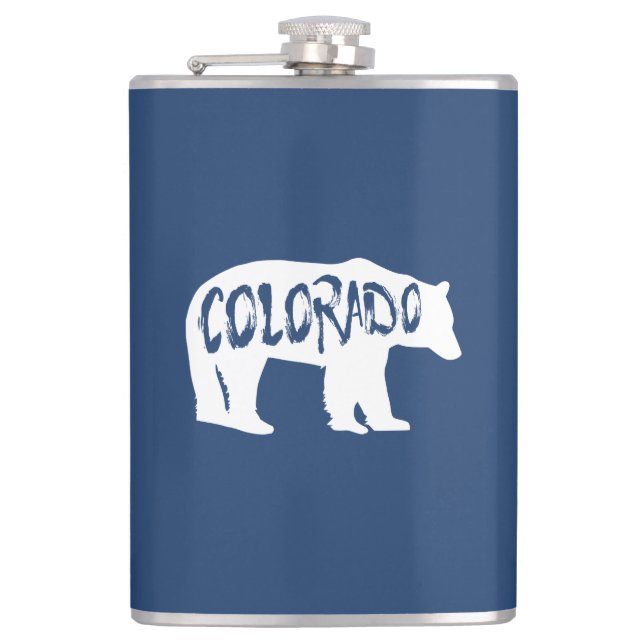 Colorado Bear Hip Flask (Front)