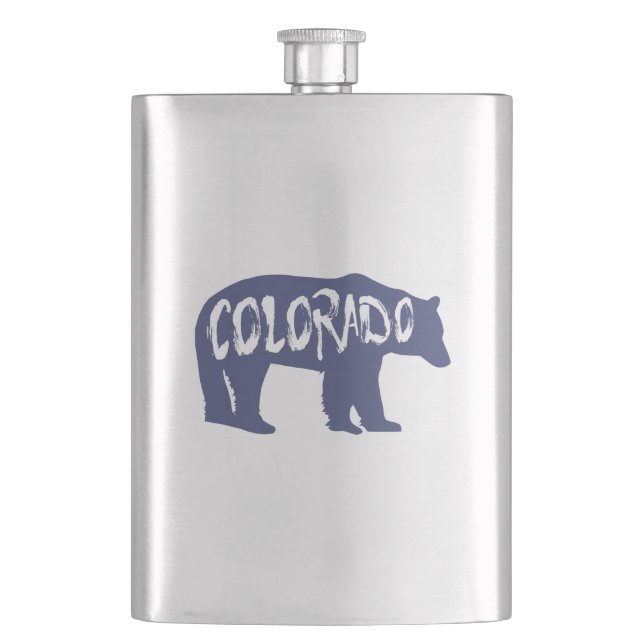 Colorado Bear Hip Flask (Front)