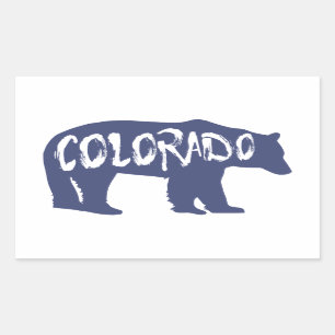 Colorado Bear Rectangular Sticker