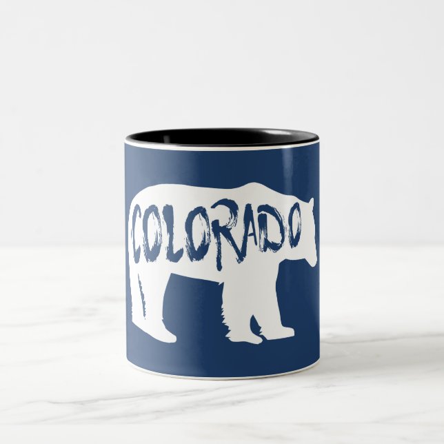 Colorado Bear Two-Tone Coffee Mug (Center)