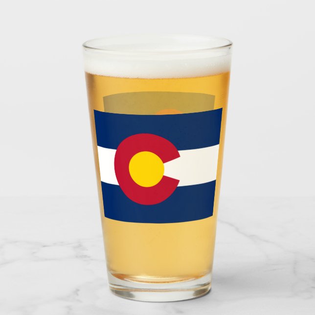 COLORADO BEER GLASS (Front Filled)