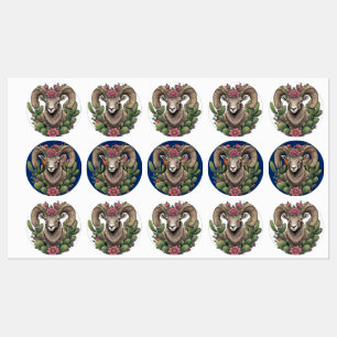 Colorado Bighorn And Claret Cup Cactus