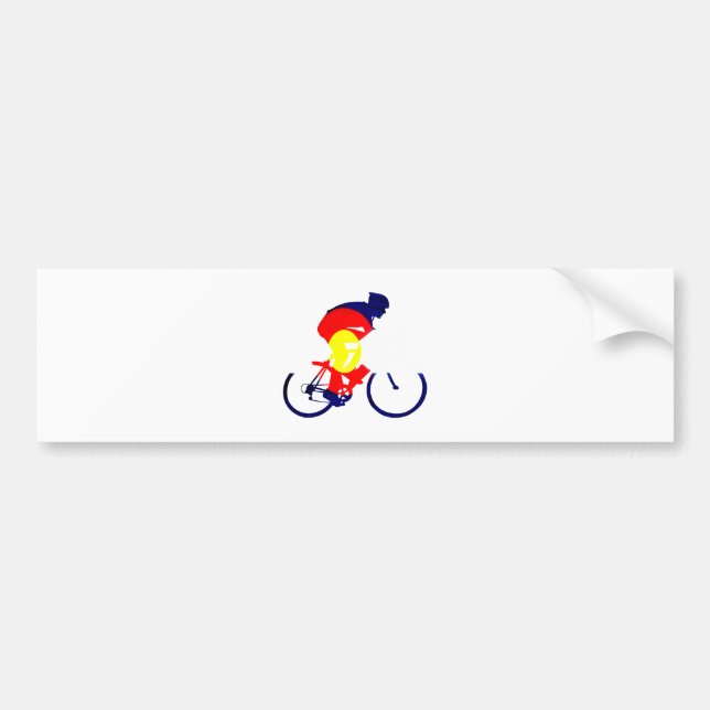 Colorado Biker Bumper Sticker (Front)