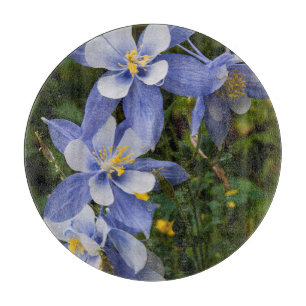 Colorado Blue Columbine near Telluride Colorado Cutting Board