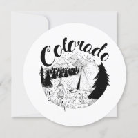 Colorado Camper Outdoors Ink Illustration