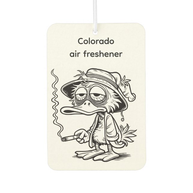 Colorado Car Air Freshener (Front)