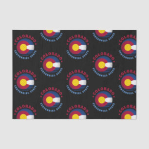 COLORADO CENTENNIAL STATE FLAG TISSUE PAPER
