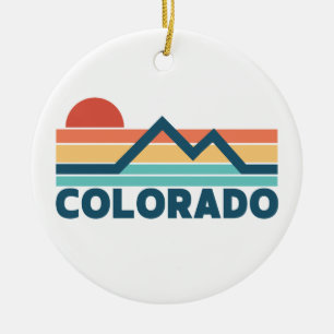 COLORADO CERAMIC TREE DECORATION