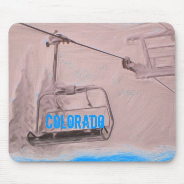 Colorado chair lift mousepad (Front)