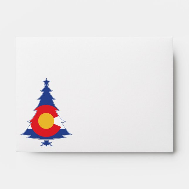 Colorado Christmas Tree Envelope (Front)