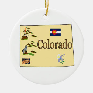 Colorado Christmas Tree Ornament