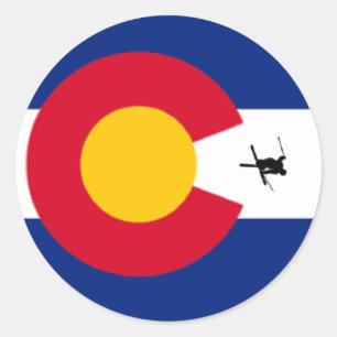 COLORADO CLASSIC ROUND STICKER