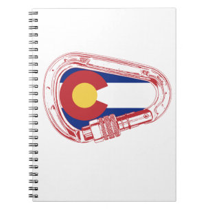 Colorado Climbing Carabiner Notebook