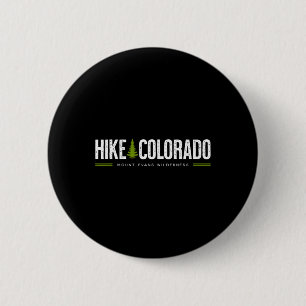 Colorado Co Mount Evans Wilderness Hike Tree Retro 6 Cm Round Badge