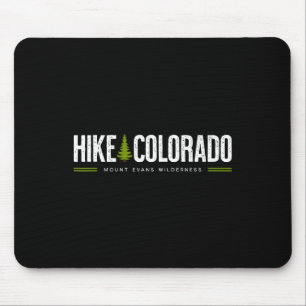Colorado Co Mount Evans Wilderness Hike Tree Retro Mouse Pad